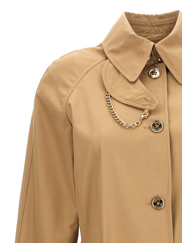 Chain belt trench coat - immagine 3