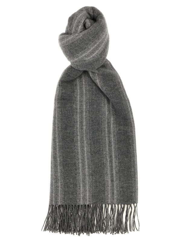 Lurex stripes scarf