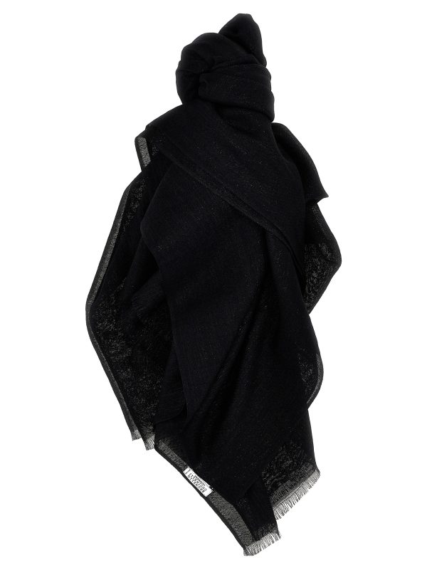 Lurex cashmere scarf