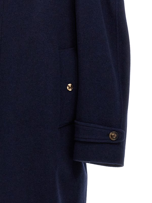 Single-breasted cashmere coat - immagine 4