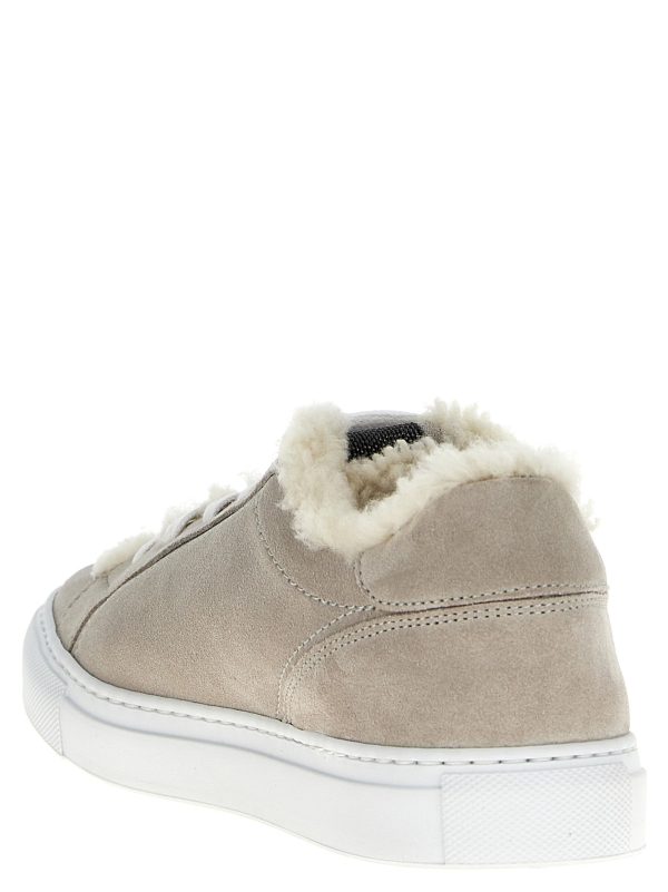 Suede fur sneakers - immagine 3