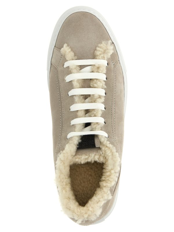 Suede fur sneakers - immagine 4