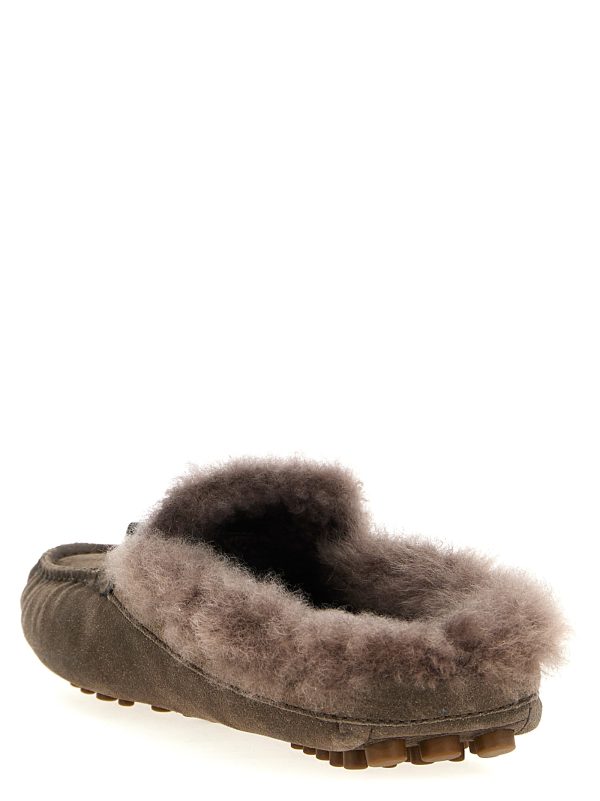 Suede fur loafers - immagine 3