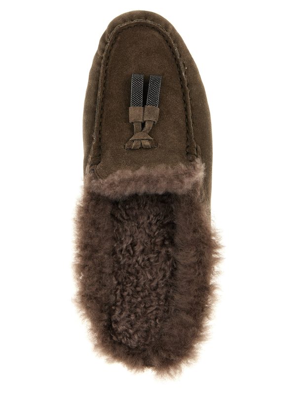 Suede fur loafers - immagine 4