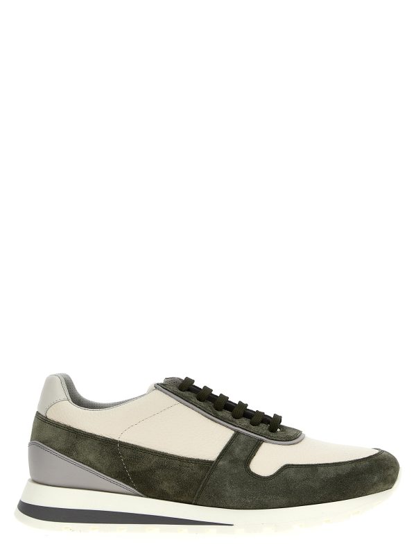 Suede leather sneakers