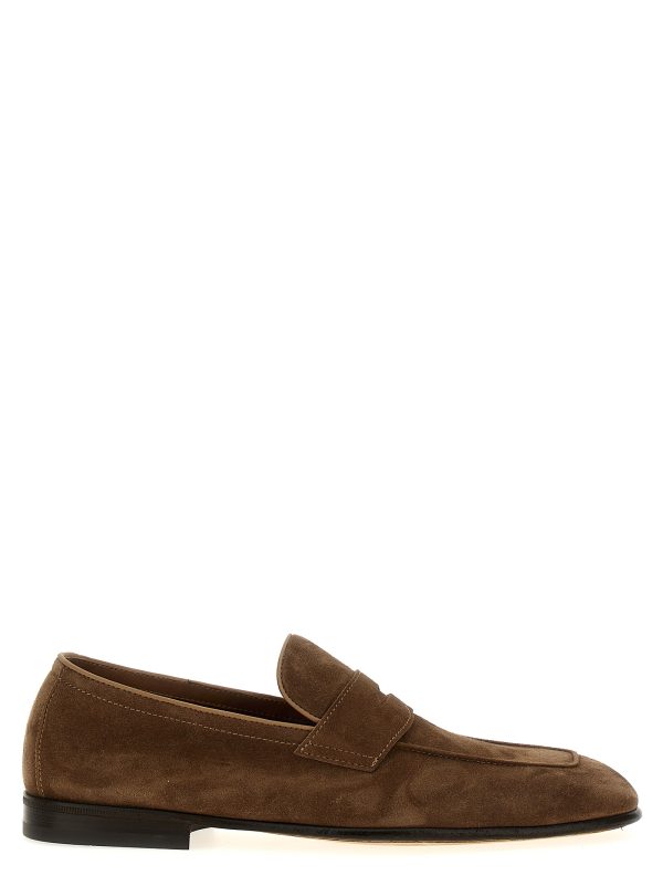 Suede loafers