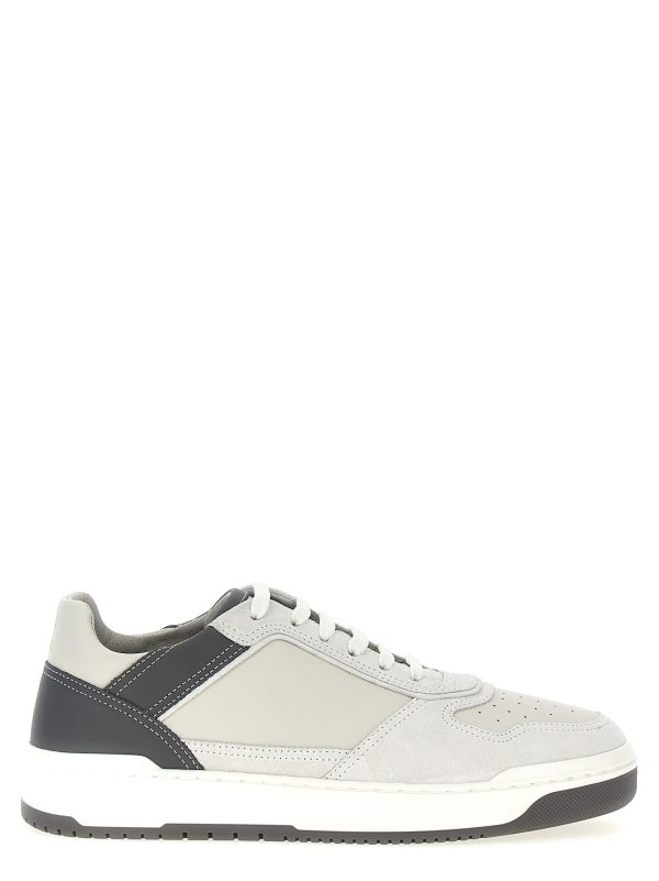 Suede leather sneakers