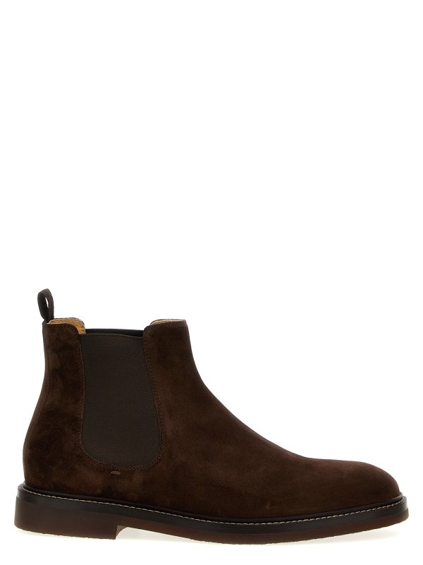 Suede ankle boots