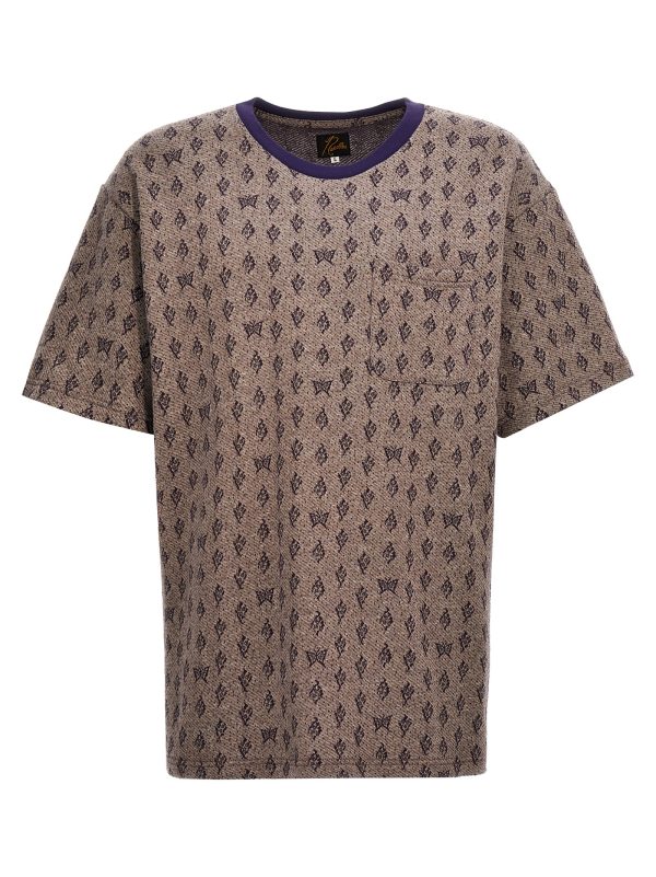 Jacquard patterned T-shirt