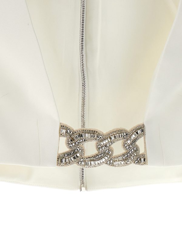 Top '3D Crystsal Chain and Square Neck' - immagine 4