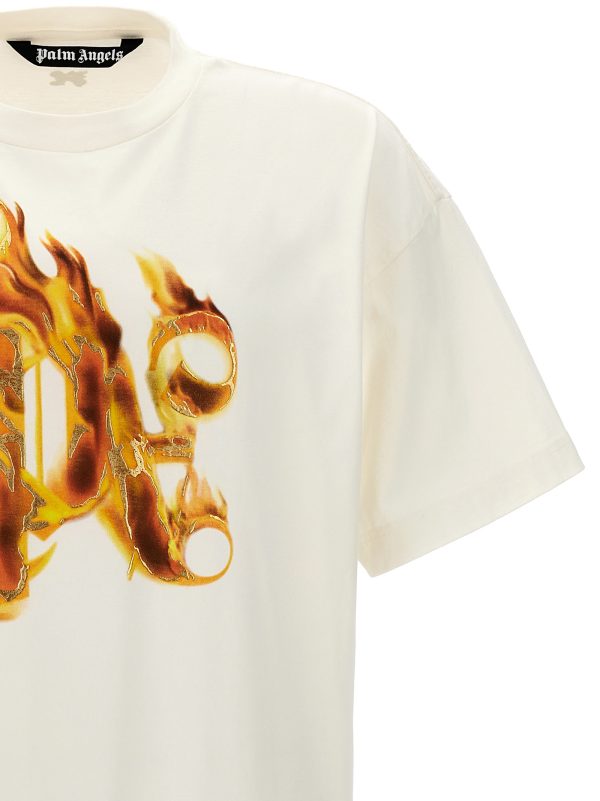 'Burning Monogram' T-shirt - immagine 3