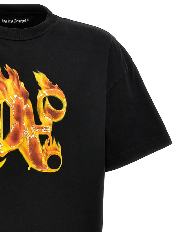 'Burning Monogram' T-shirt - immagine 3