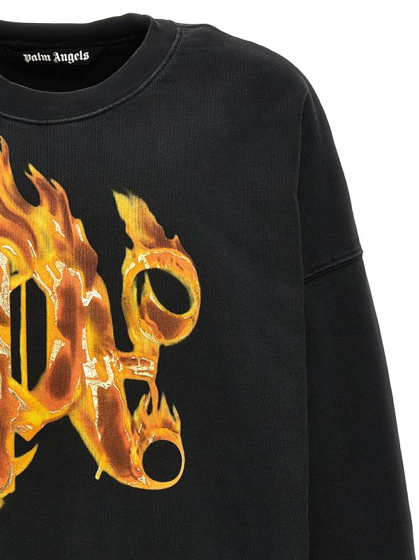 'Burning Monogram' sweatshirt - immagine 3