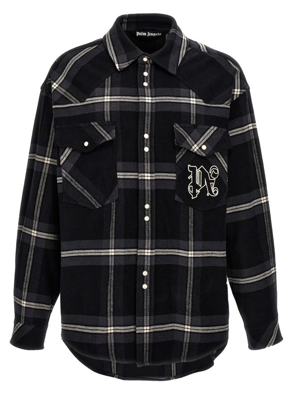 'Monogram Check' overshirt