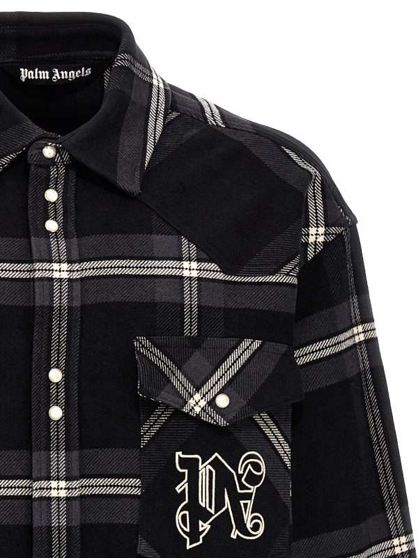 'Monogram Check' overshirt - immagine 3