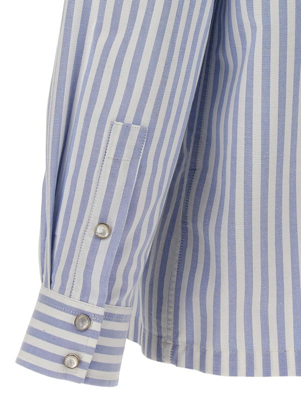 'Monogram Striped' shirt - immagine 4