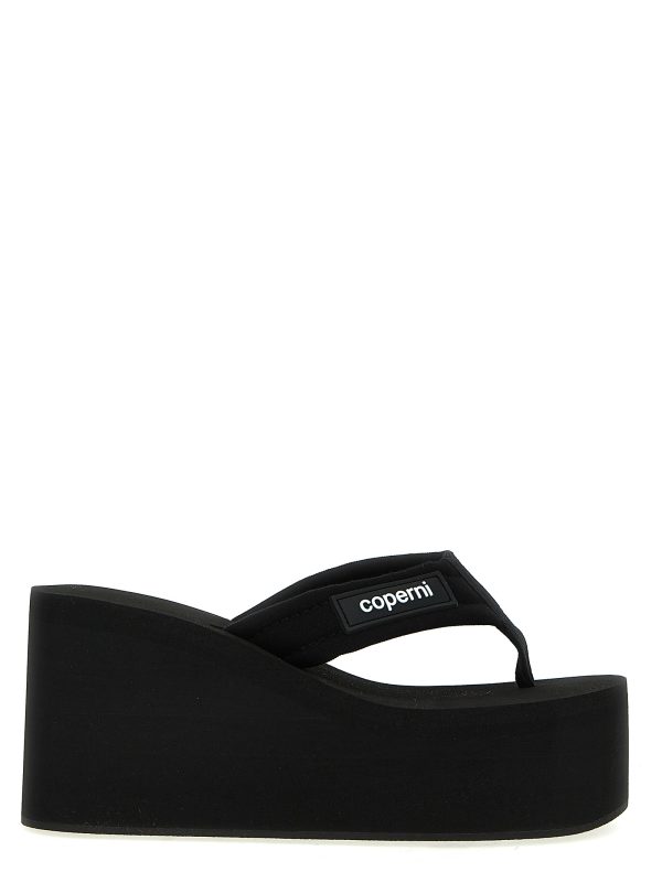 'Branded Wedge' sandals