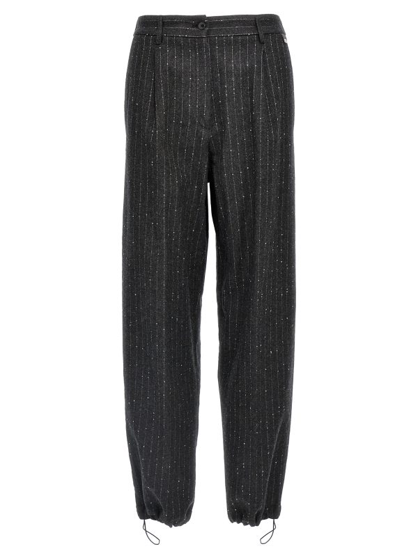 Pinstripe pants