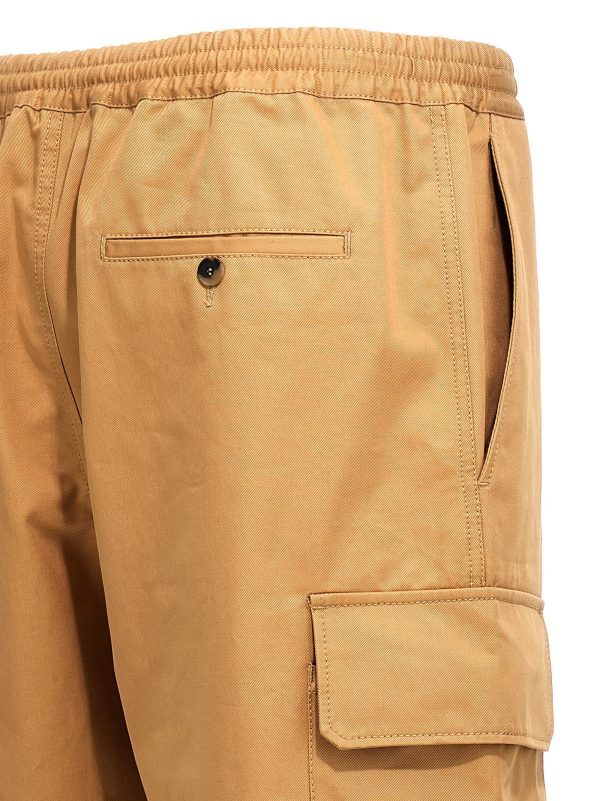 Gabardine cargo trousers - immagine 4