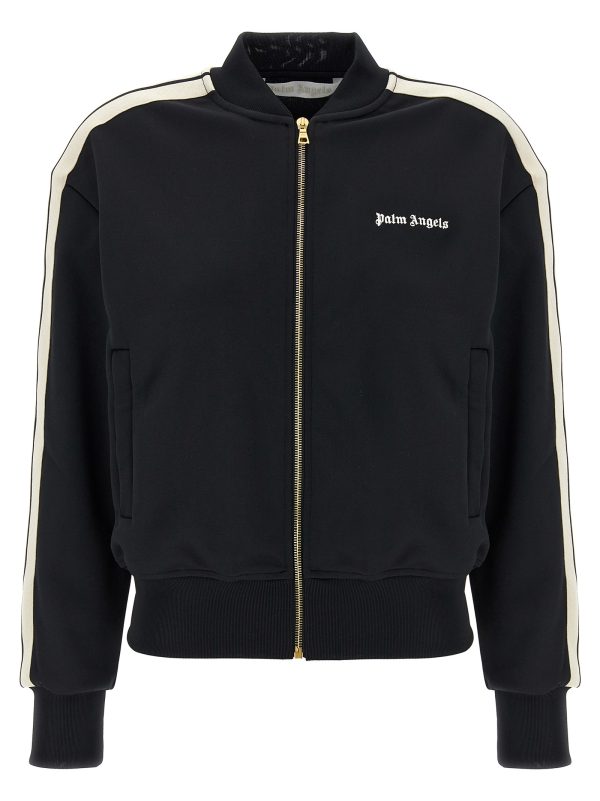 'Classic Logo Track Bomber' sweatshirt