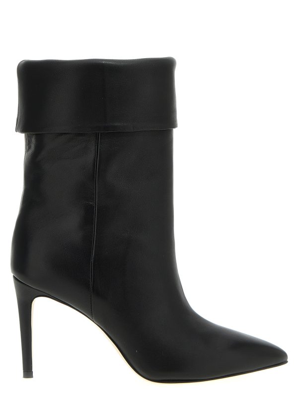 'Reverse' ankle boots