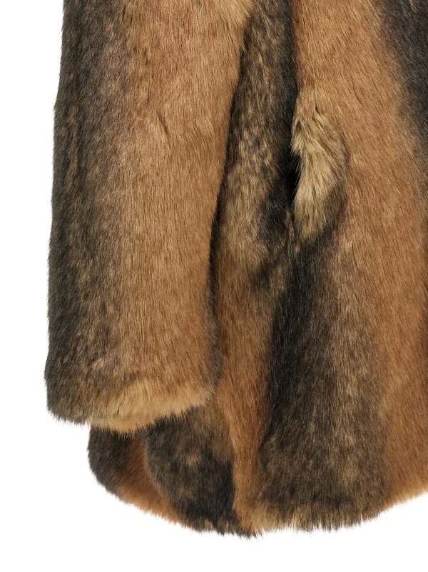 'Rothko' faux fur coat - immagine 5