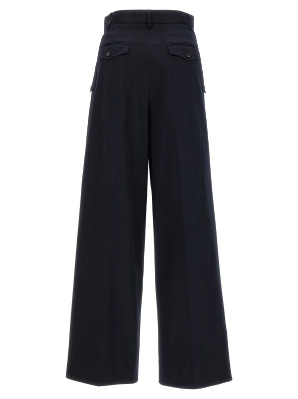 Loose leg front pleat pants - immagine 2