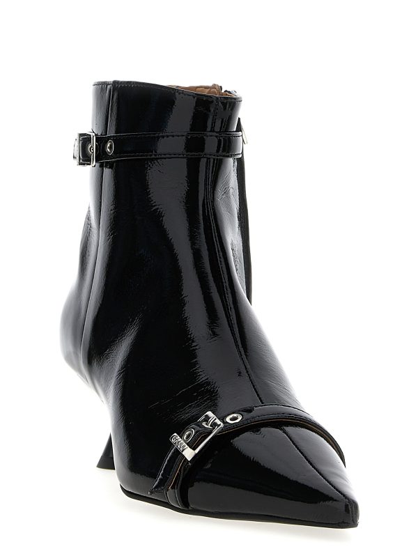 'Eyelets Kitten Heel' ankle boots - immagine 2