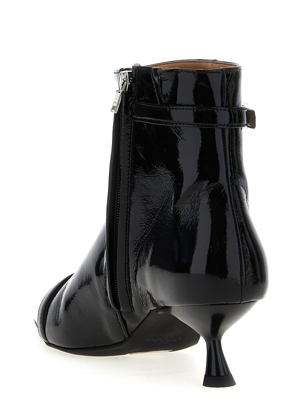 'Eyelets Kitten Heel' ankle boots - immagine 3