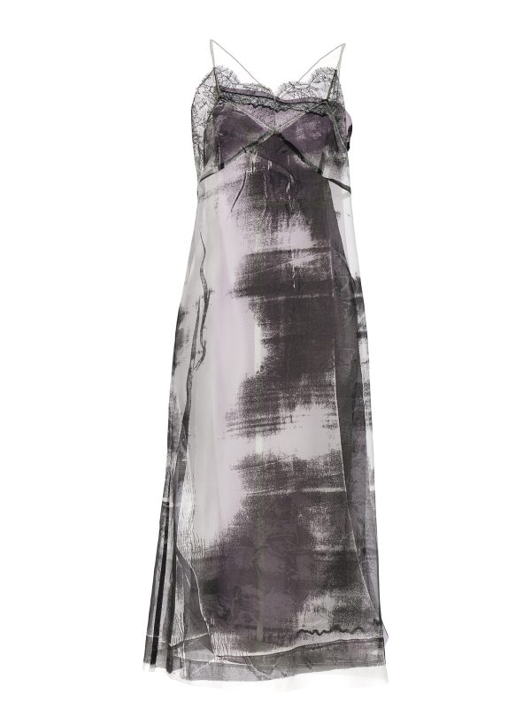 'freeze-frame' midi dress