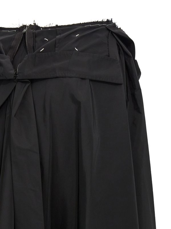 Taffeta midi skirt - immagine 4