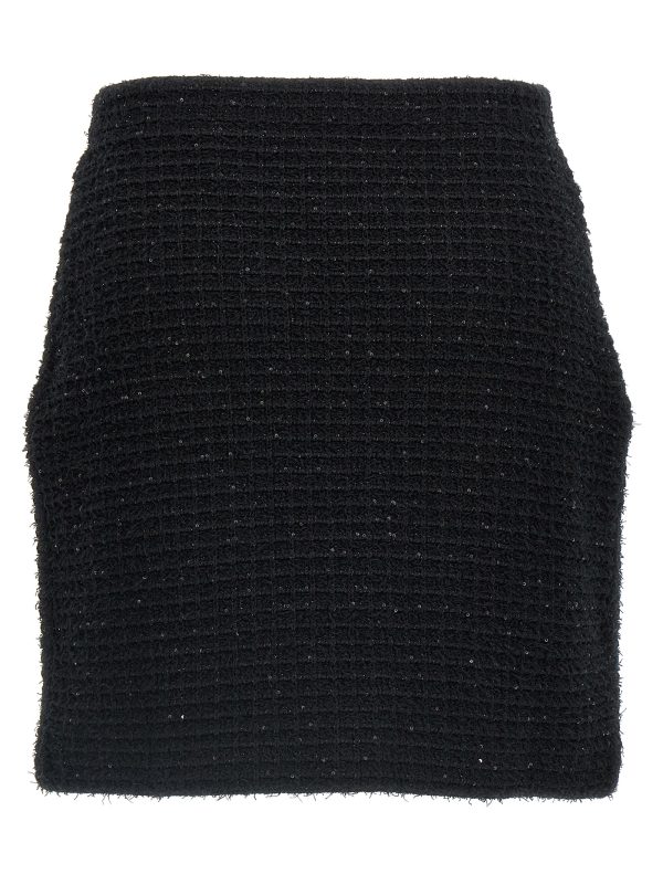 'Black Textured Knit Mini' skirt - immagine 2