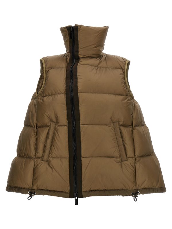 Flared padded vest