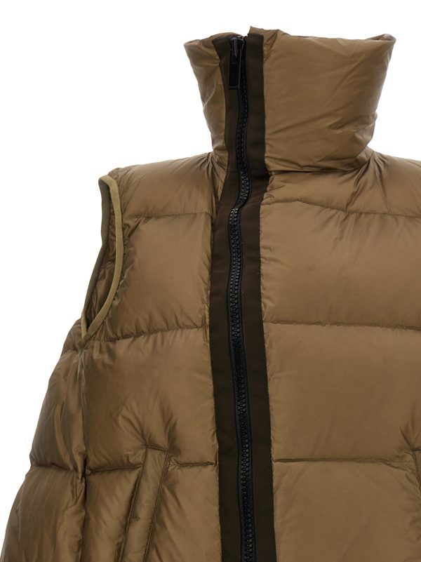 Flared padded vest - immagine 3