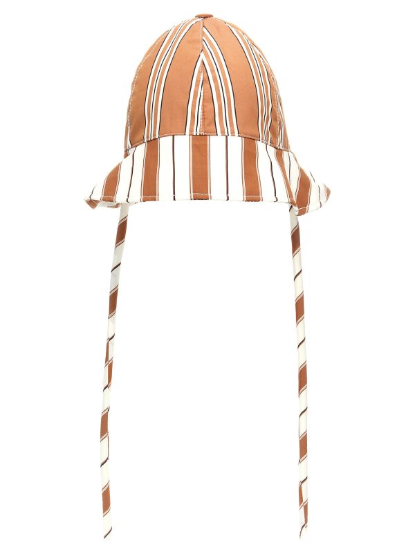 Striped bucket hat