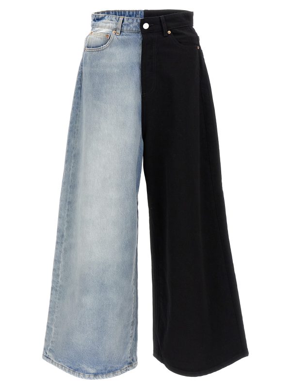 'Split Deconstructed Big Shape' jeans