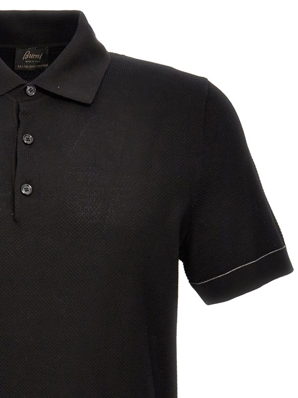 Textured polo shirt - immagine 3