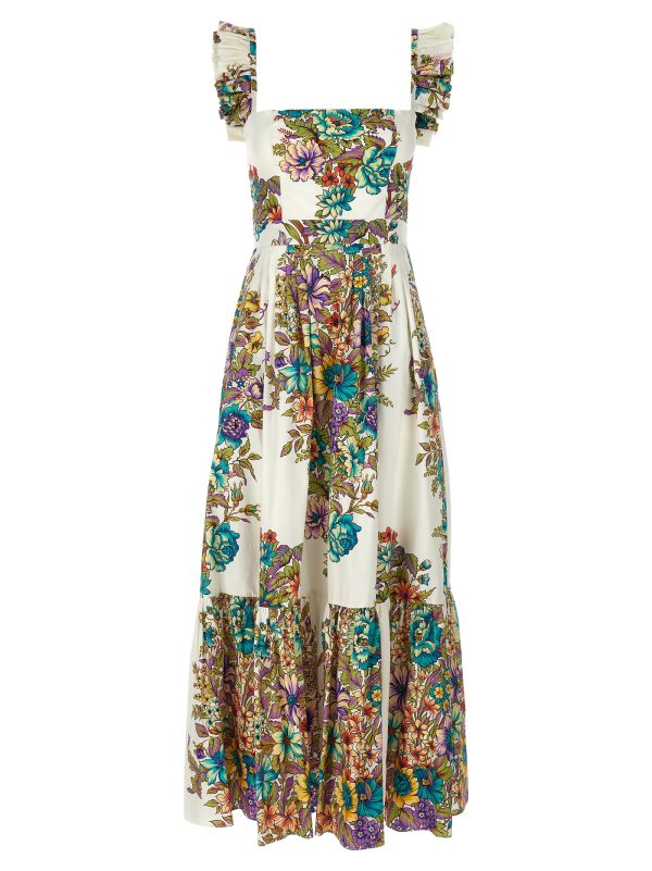 Floral print maxi dress