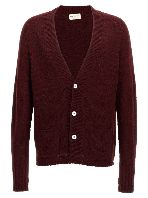 Wool blend cardigan