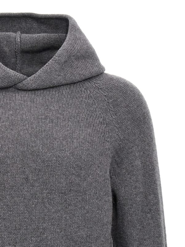 Wool hooded sweater - immagine 3