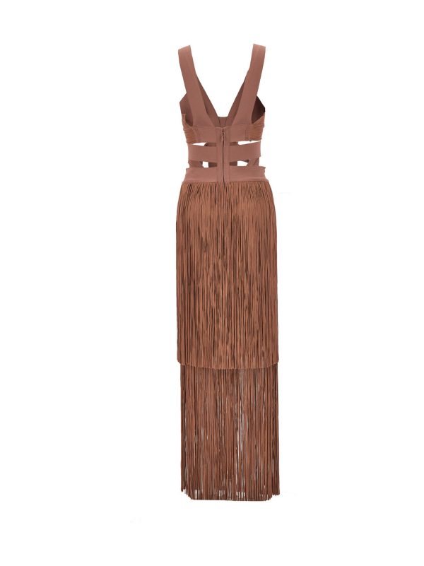 'Low Waist Banded Fringe' dress - immagine 2