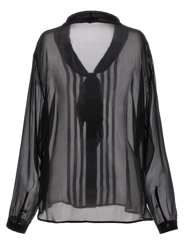 Transparent muslin shirt - immagine 2