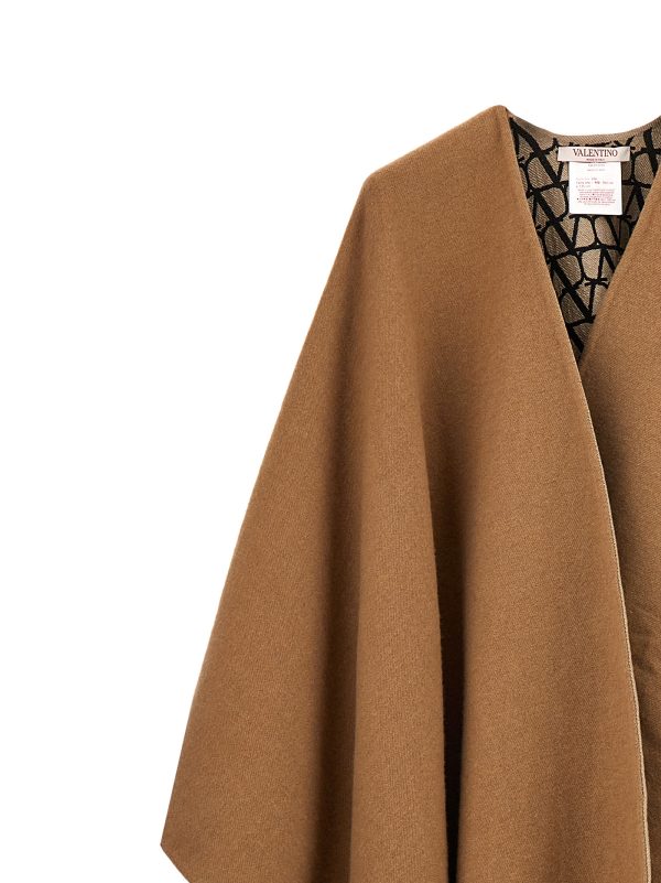 Valentino 'Toile Iconographe' reversible cape - immagine 4