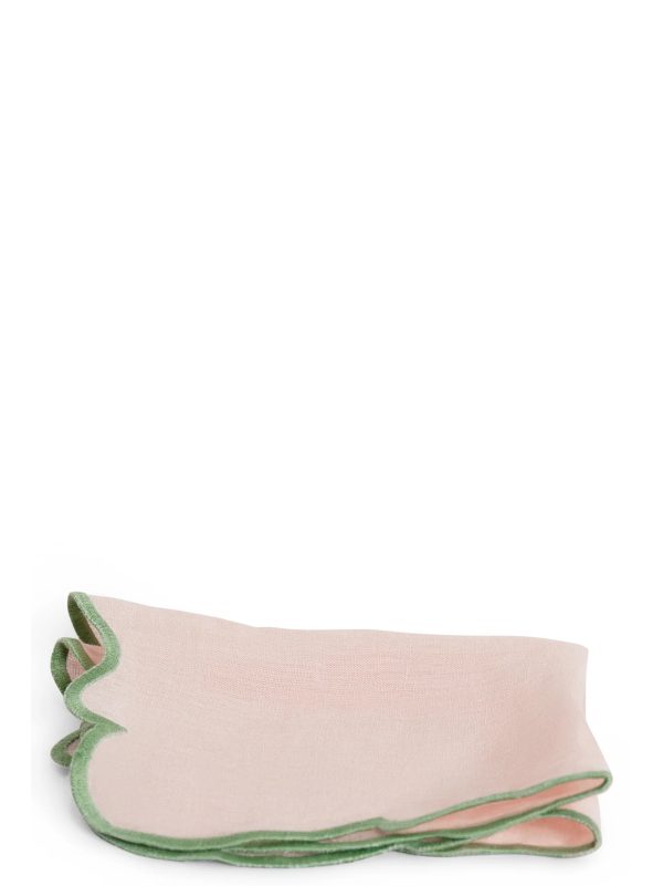 Set of 2 napkins with scalloped edge - immagine 3