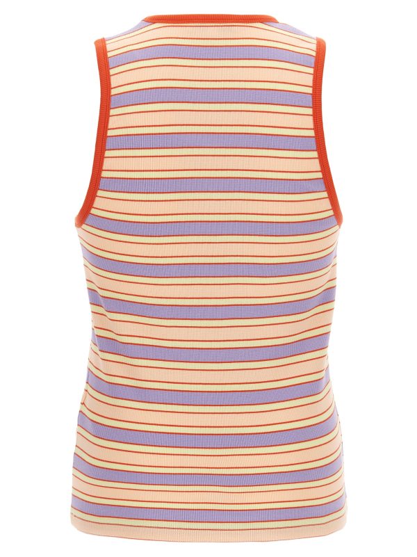 Logo ribbed tank top - immagine 2