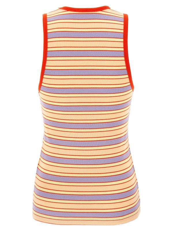 Logo ribbed tank top - immagine 2