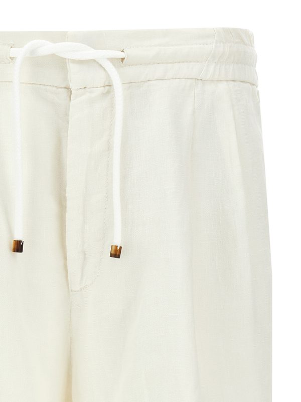 Linen bermuda shorts - immagine 3