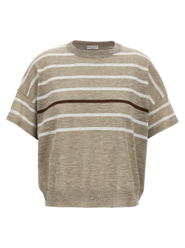 Lurex stripes sweater