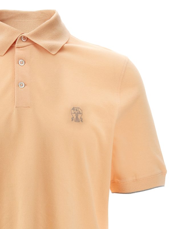 Logo piqué polo shirt - immagine 3