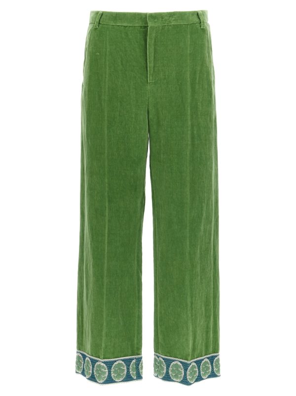 Valentino Garavani velvet trousers